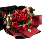 Red Rose Deluxe Bouquet 1 Dozen 2