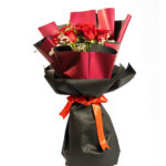 Red Rose Deluxe Bouquet 1 Dozen 4