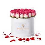 Pink-White Roses Box